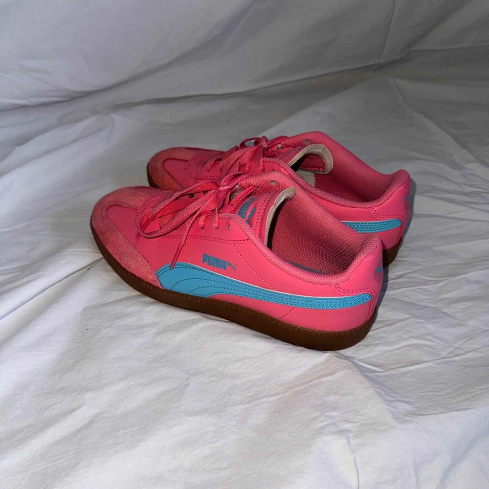 Puma Pink and Blue Sneakers
